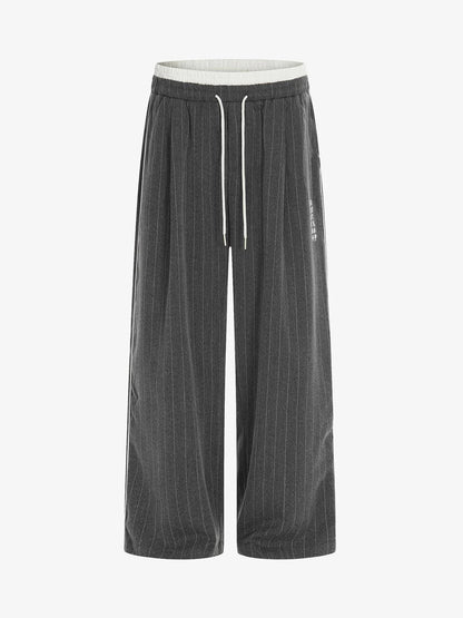 Retro Color-Blocked Striped Stand-Collar Tracksuit 