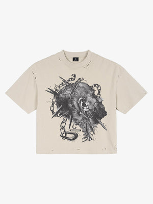 Slash Horror Portrait Graphic Tee