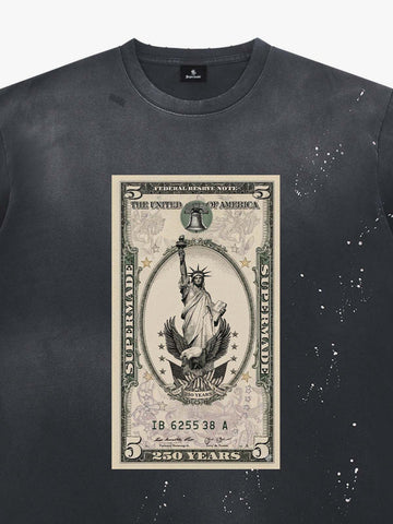 Vintage Liberty Dollar Graphic T-Shirt 
