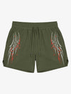 Y2K Thorn Graphic Drawstring Shorts