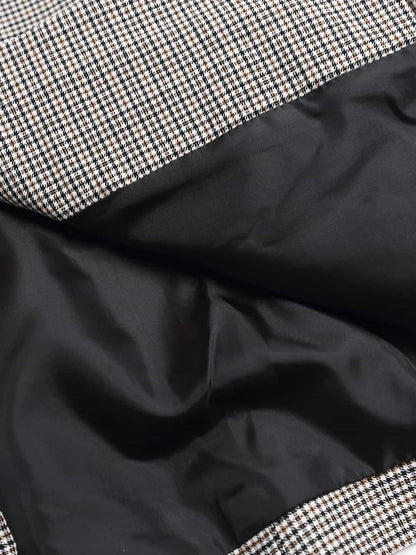 Houndstooth Cropped Jacket
