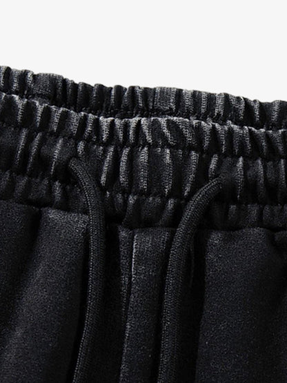 Dark Gothic Print Shorts