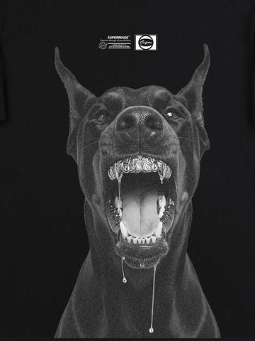 Snarling Doberman Graphic T-Shirt 