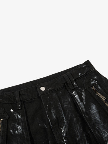 Deconstructed Layered Patchwork Cargo Pants