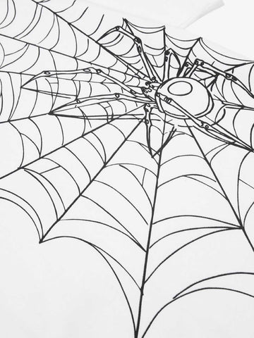 Spider Web Graphic T-Shirt 