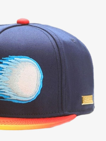 Graphic Embroidered Color Block Baseball Cap