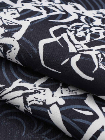 Japanese Wave Dragon Skeleton Shirt