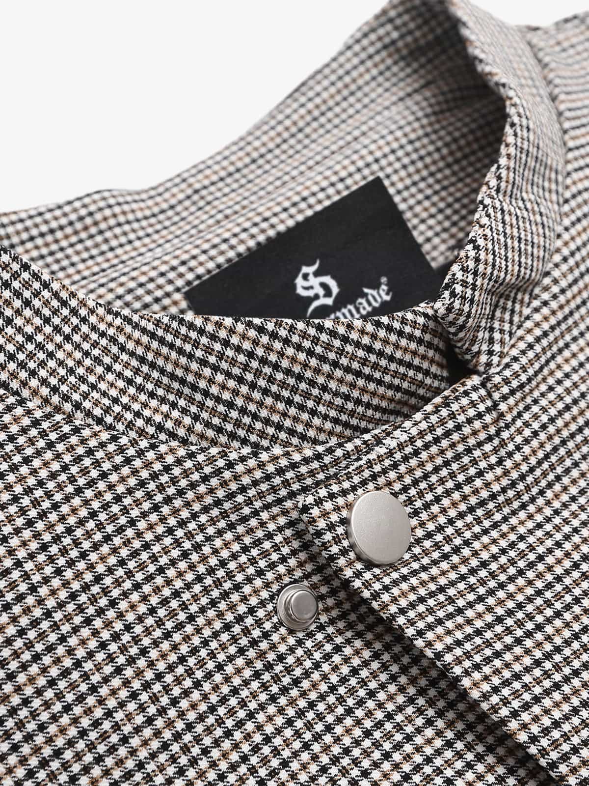 Houndstooth Cropped Jacket
