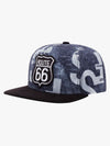 Route 66 Embroidered Snapback Hat