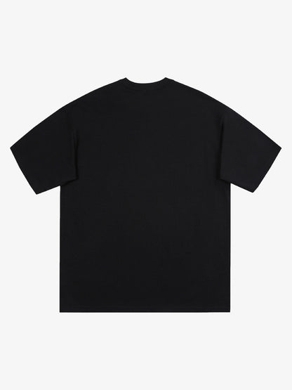 Floral Skeleton Heart Soccer Graphic T-Shirt 