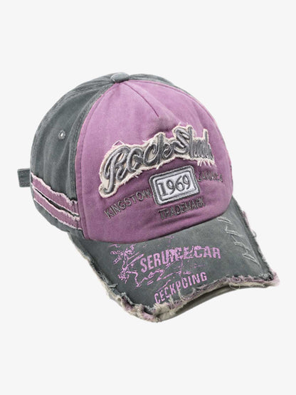 Thesupermade Retro Letter Denim Cap - 2136 