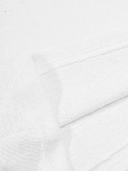Supermade Industrial Text Print Long Sleeve Henley T-Shirt 