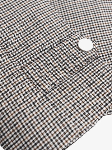 Houndstooth Cropped Jacket