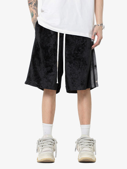 Suede Athletic Shorts