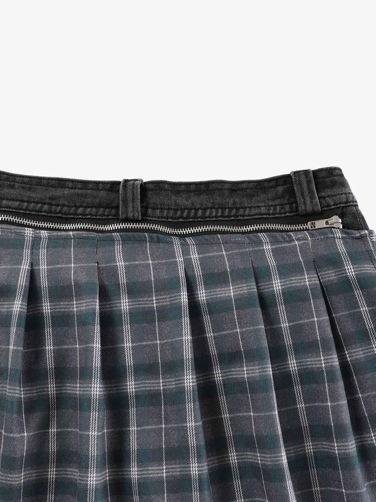 Detachable Skirted Curved Jeans 