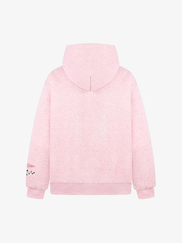 Cotton Blend Hoodie with Hair Clip Print Design for Men and Women 