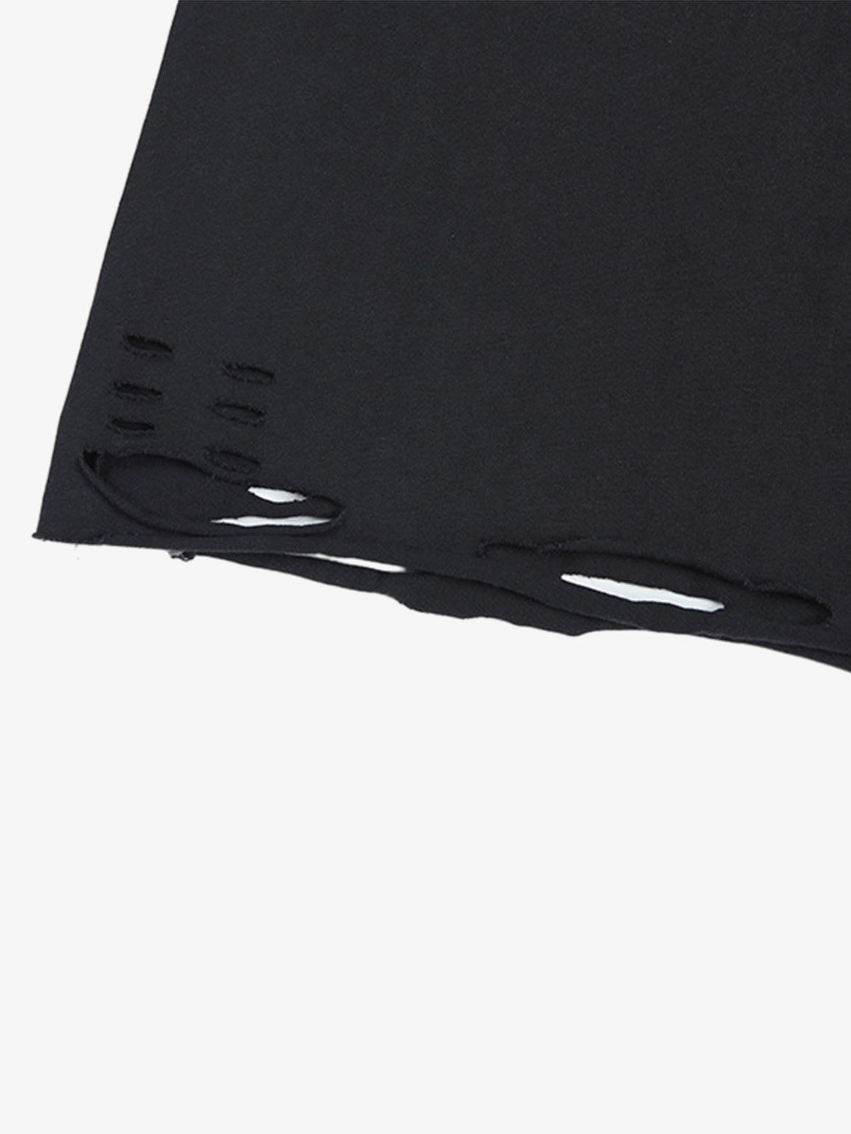 Gradient Washed Ripped Graphic T-Shirt
