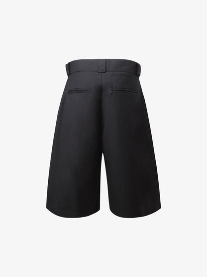 Vintage Deconstructed Pleated Shorts 