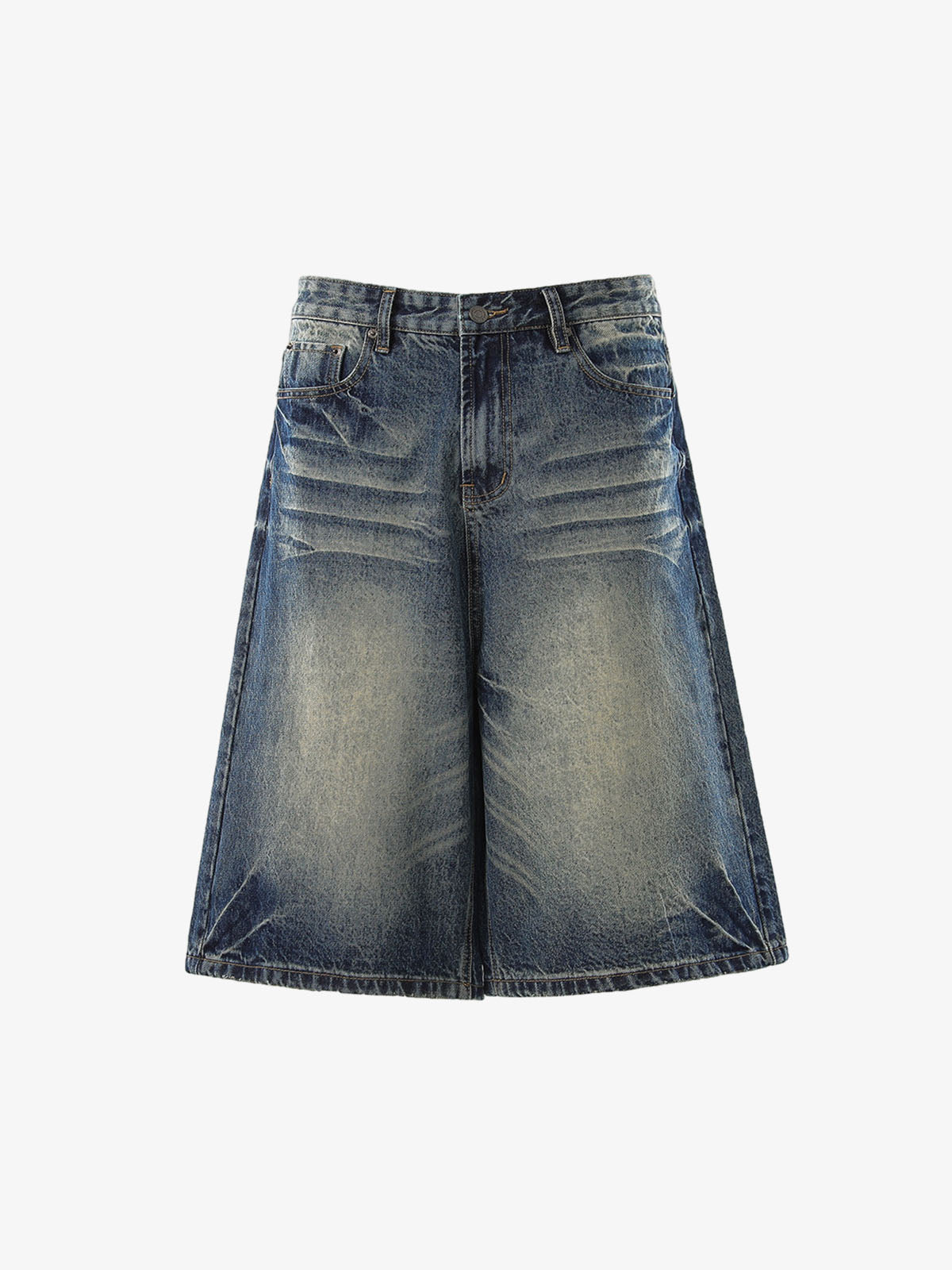 Vintage Whiskered Denim Jorts
