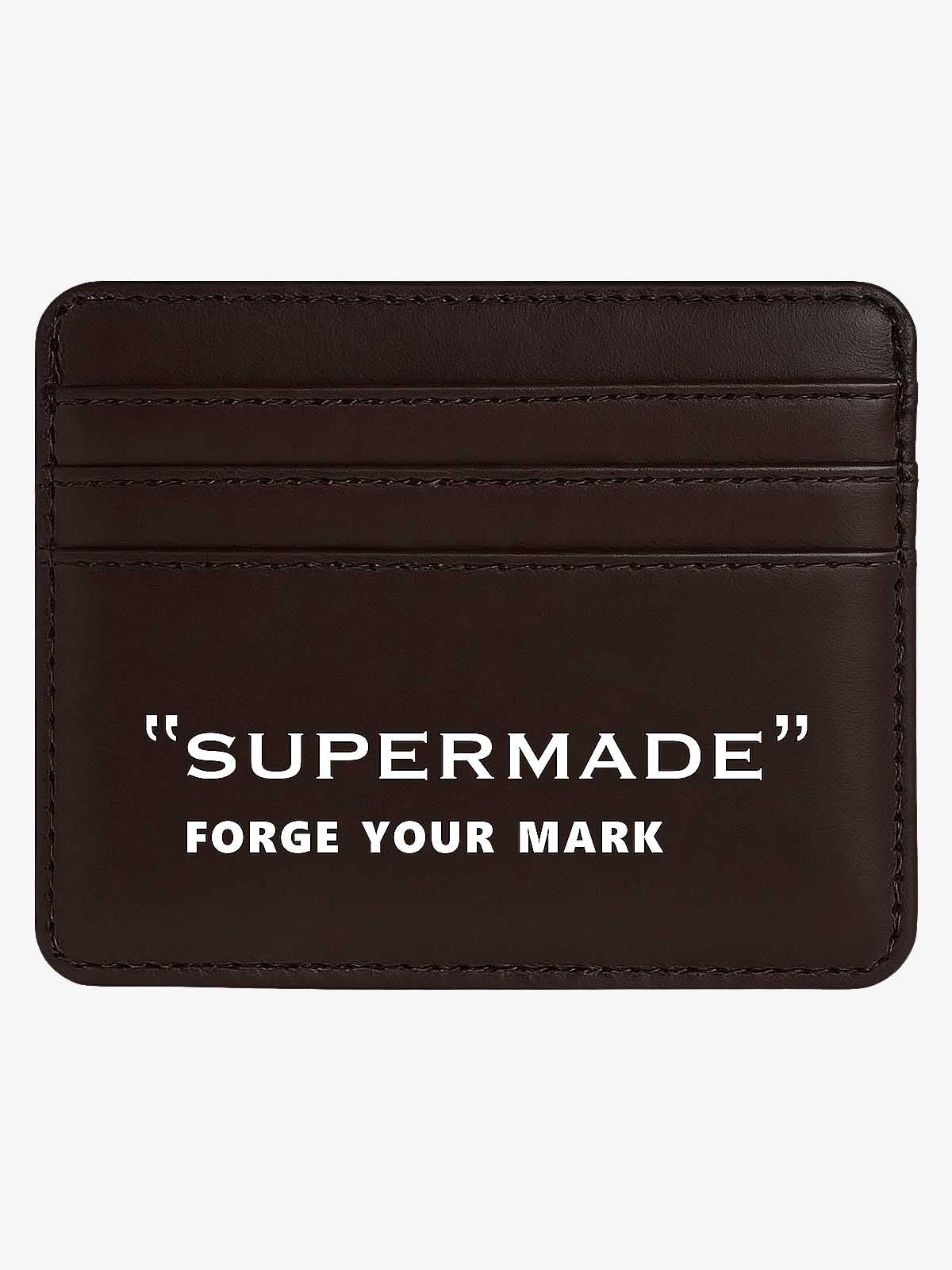 Scorpion Pattern Leather Card Holder 