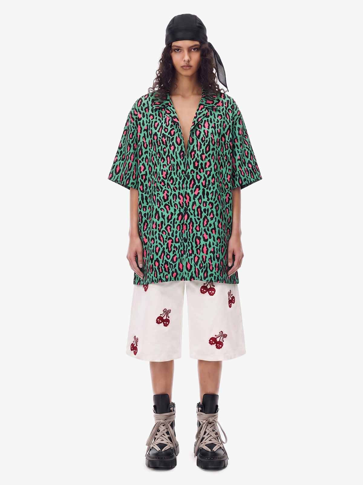 Classic Cheetah Print Hawaiian Shirt