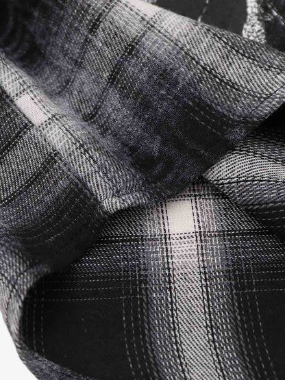 Plaid Dark Graphic Shirt