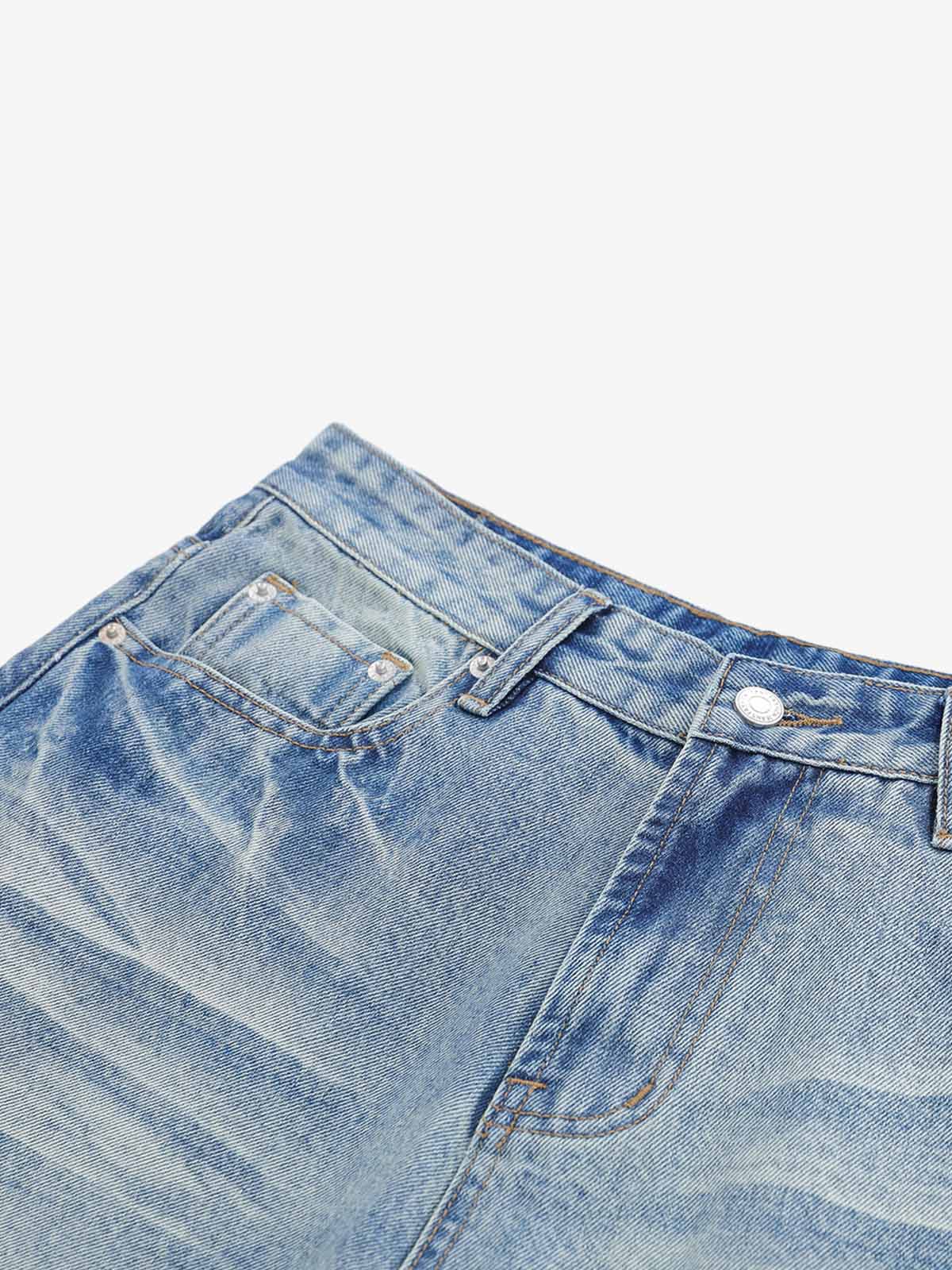 Vintage Whiskered Denim Jorts