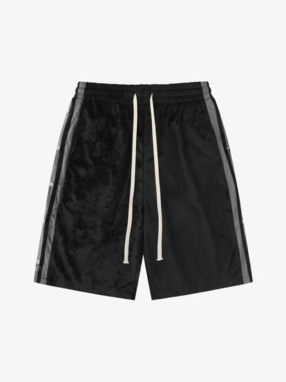 Suede Athletic Shorts
