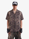 Cyber Punk Leopard Print Hawaiian Shirt