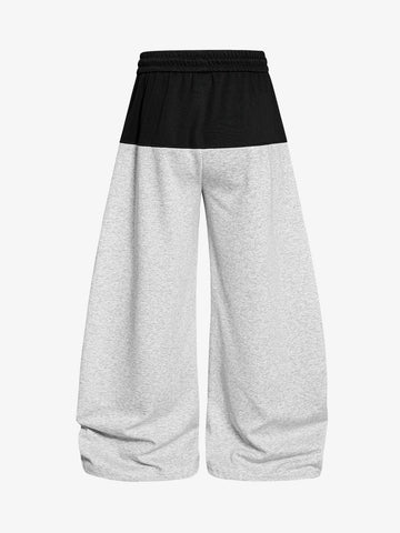 Color Block Drawstring Pants