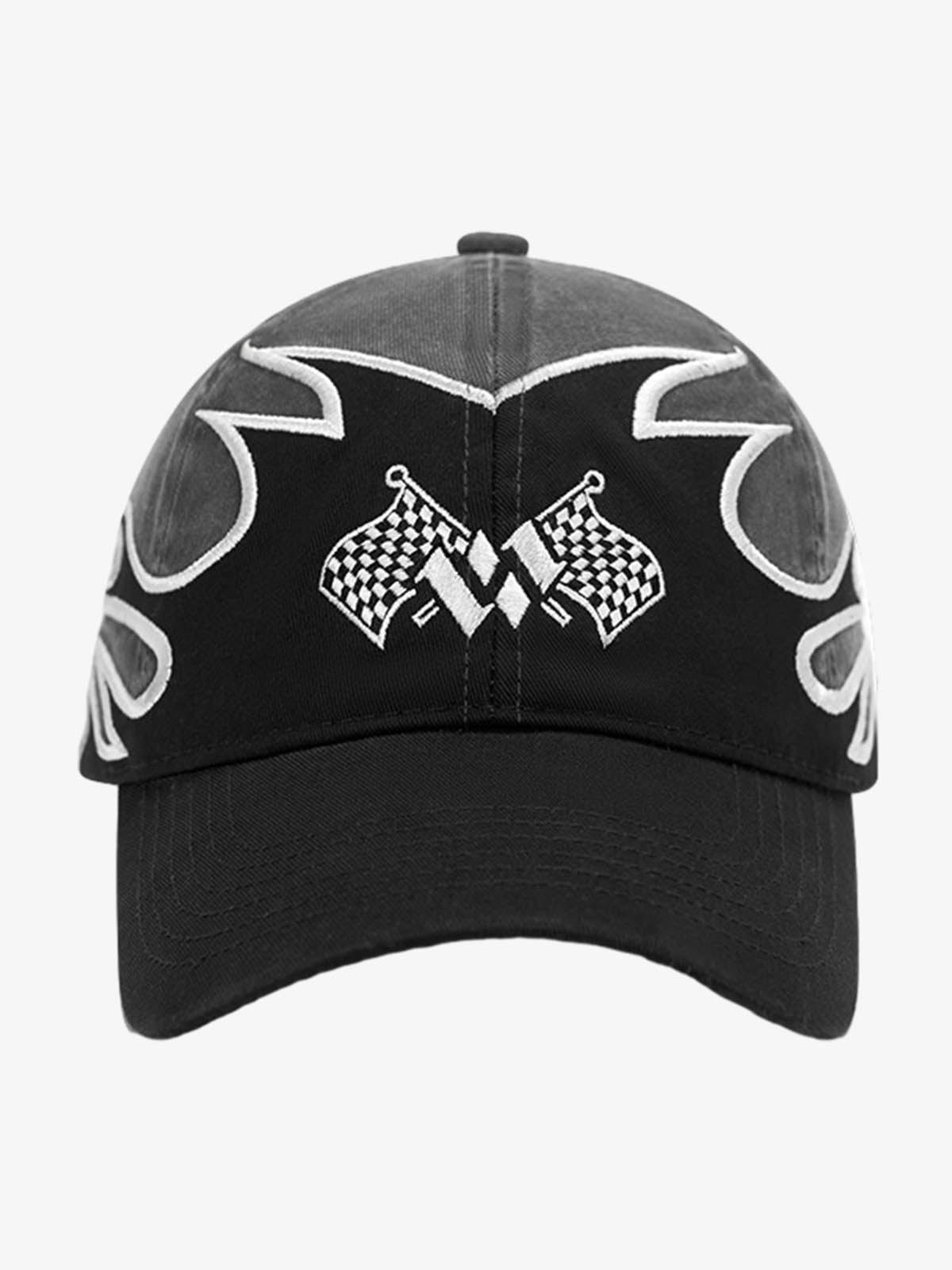 Flame Flag Pattern Cap