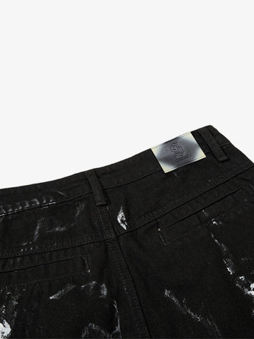 Deconstructed Layered Patchwork Cargo Pants