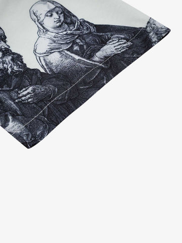Renaissance Sketch Art Cuban Shirt 
