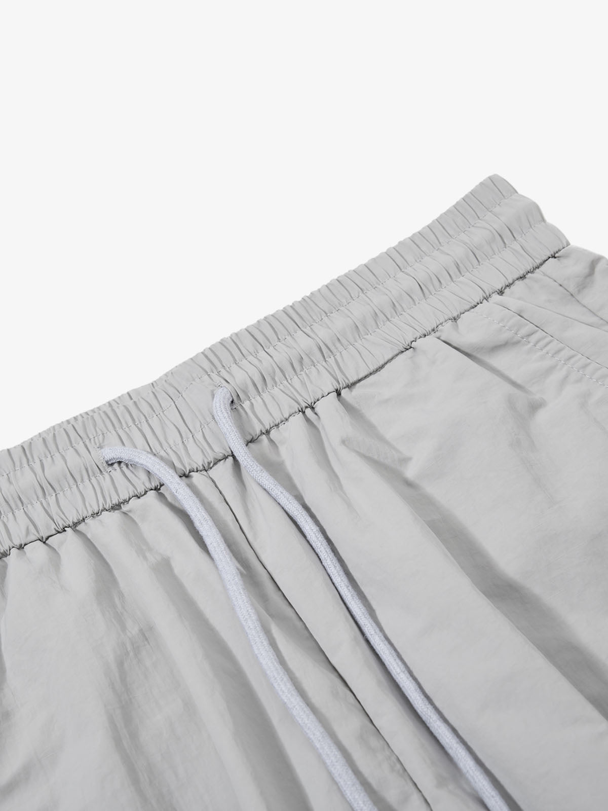 Music Note Print Baggy Nylon Cargo Pants 