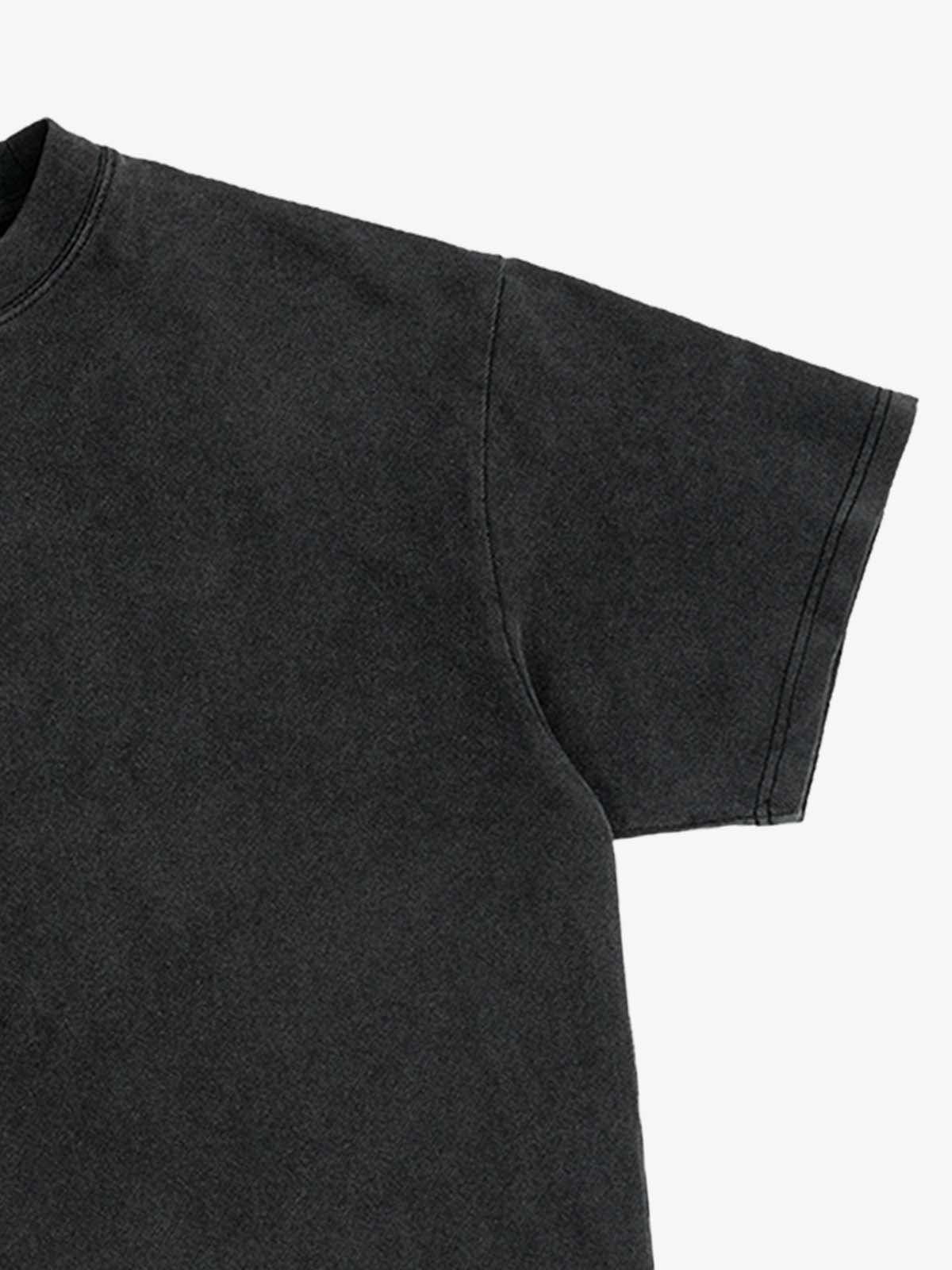 USA Map Ripped Hem T-Shirt