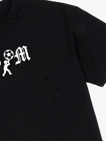 SM Soccer Graphic Distressed T-Shirt 