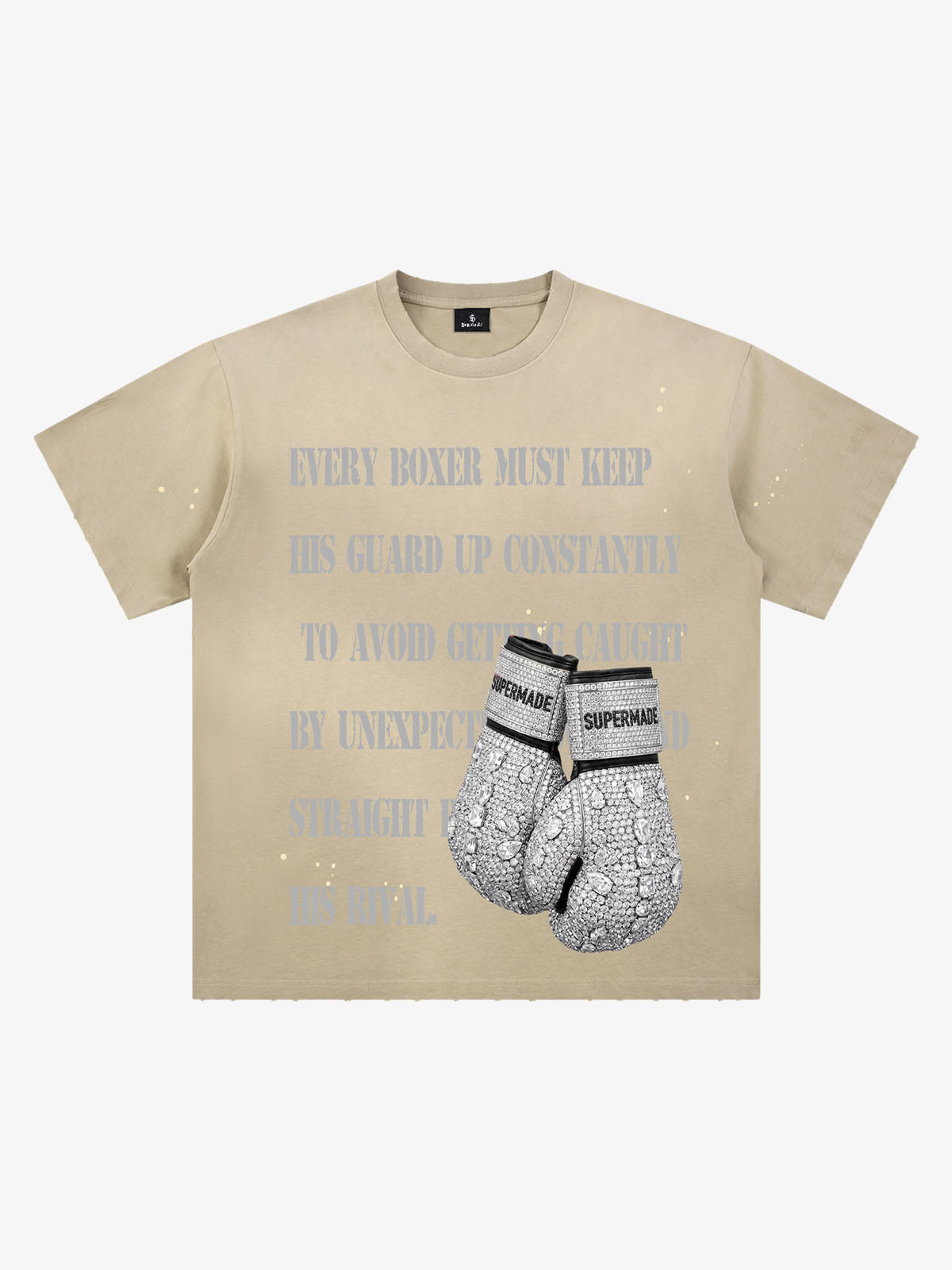 Rhinestone Boxing Glove Tee