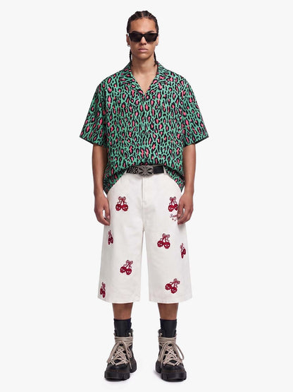 Classic Cheetah Print Hawaiian Shirt