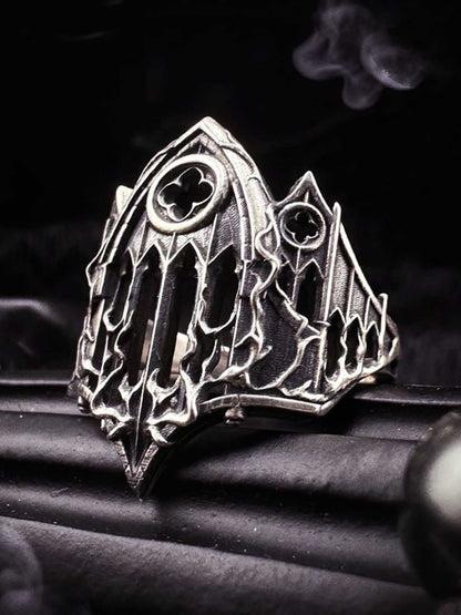 Gothic Armor Open Ring Adjustable 