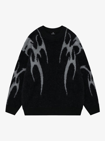 Jacquard Knit Sweater