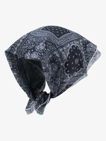 Floral Satin Feel Bandana 