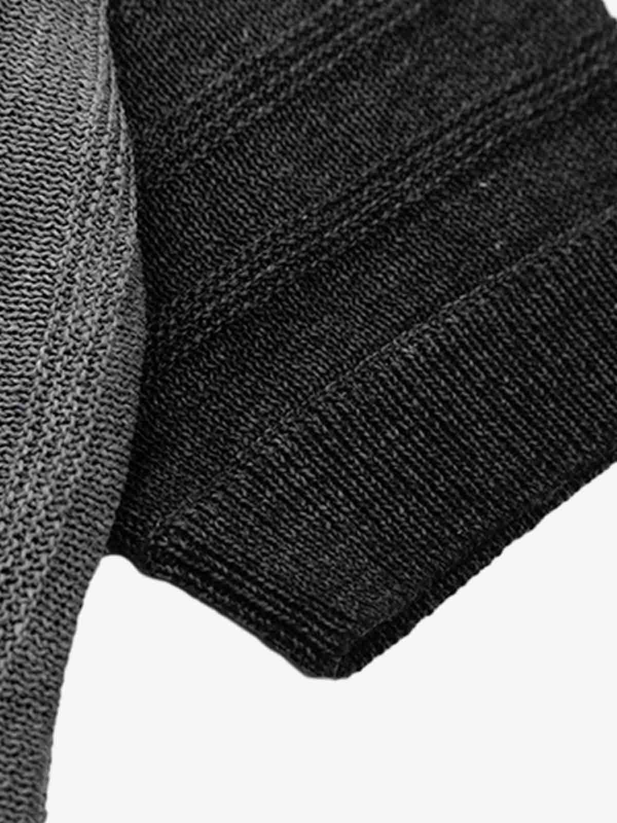Gradient Textured Knit Polo Shirt 