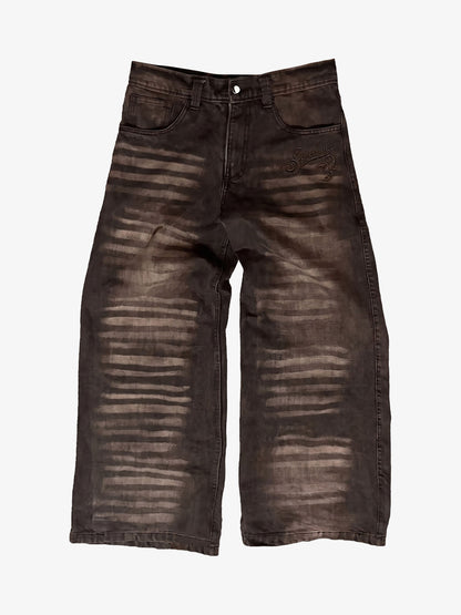 Scorpion Embroidered Jeans