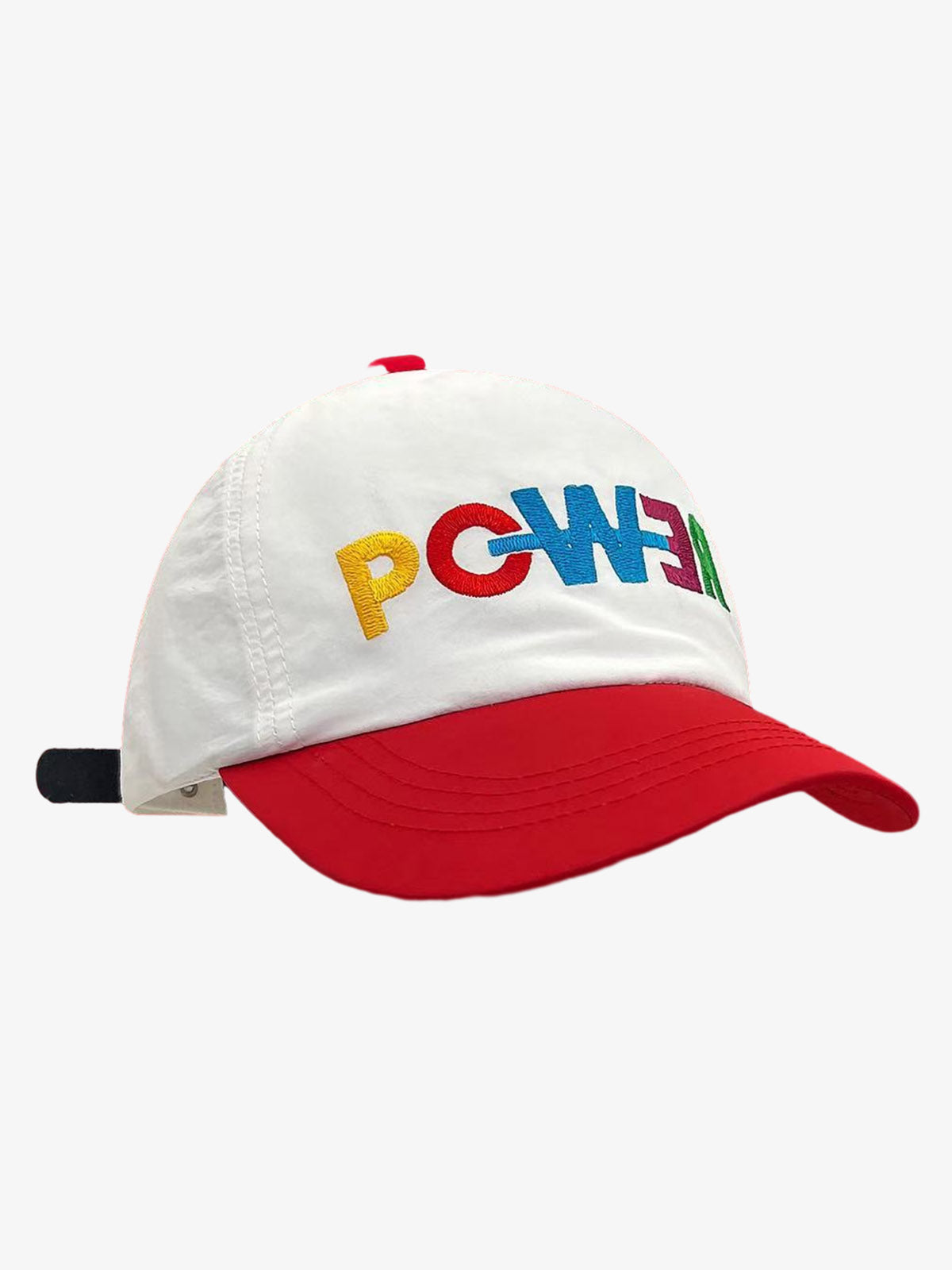 Color-Block Power Letter Baseball Cap