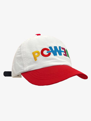 Color-Block Power Letter Baseball Cap