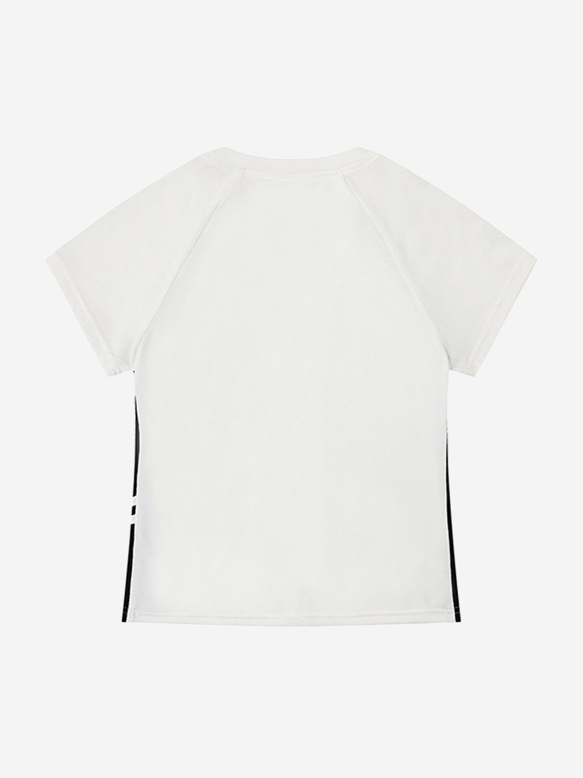 Retro Badge Zip-Up Track T-Shirt