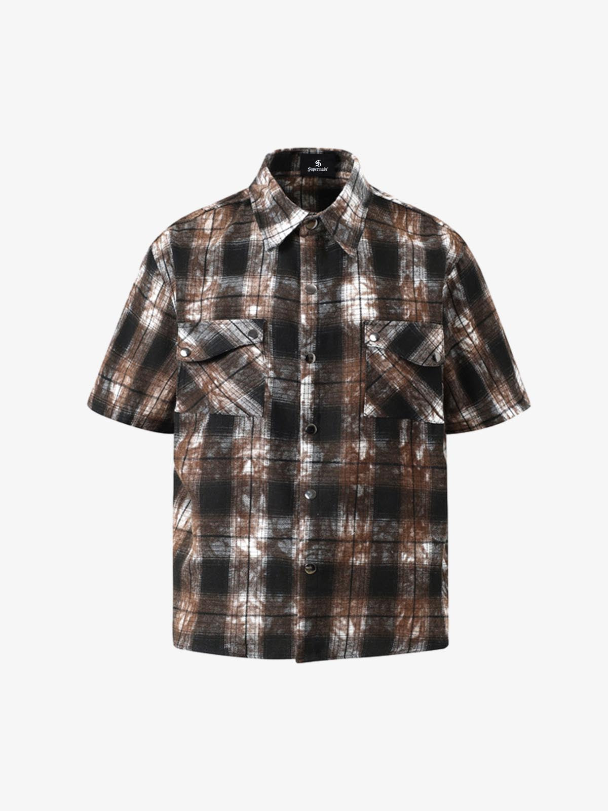 Ombré Plaid Shirt