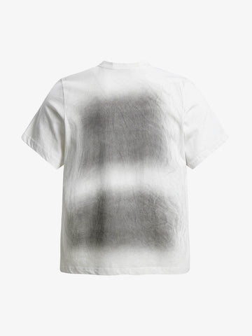 Vintage Airbrush Spray Effect Multi-Badge Graphic T-Shirt 