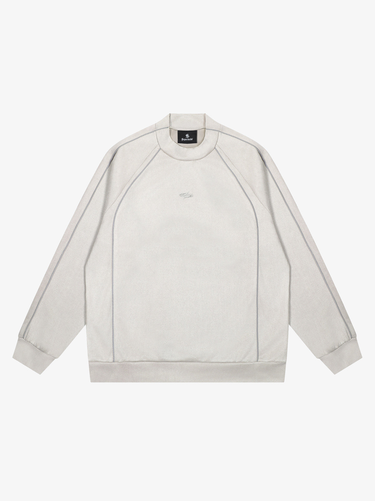 Suede Patchwork Sweatshirt
