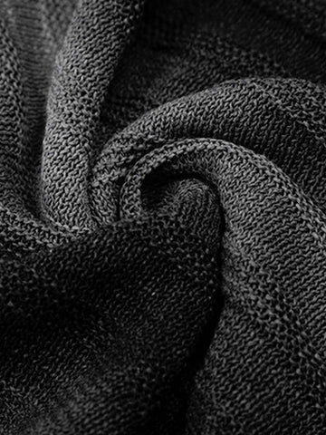 Gradient Textured Knit Polo Shirt 